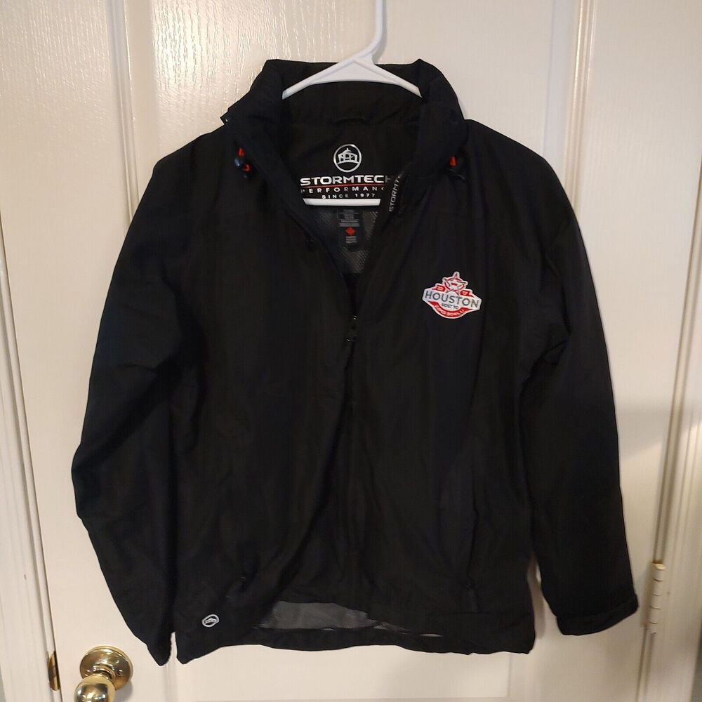 StormTech Jacket Men's XS Black Performance Full Zip Houston Super Bowl Logo